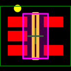 LM3410YMF/NOPB封装焊盘图