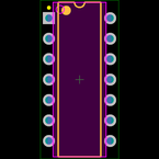 LM384N/NOPB封装焊盘图