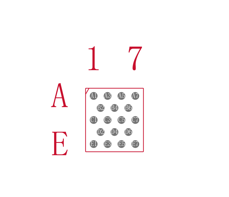 LM48413TLBD封装焊盘图