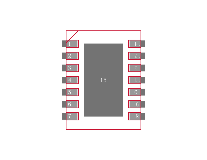 LM4992SDBD封装焊盘图
