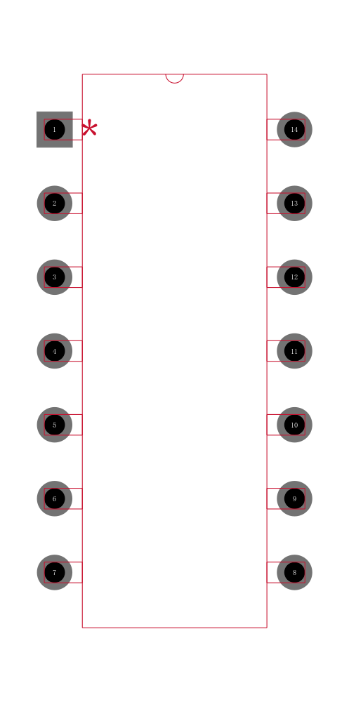 LME49740NABD封装焊盘图