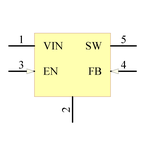 LM3670MF-ADJ/NOPB引脚图