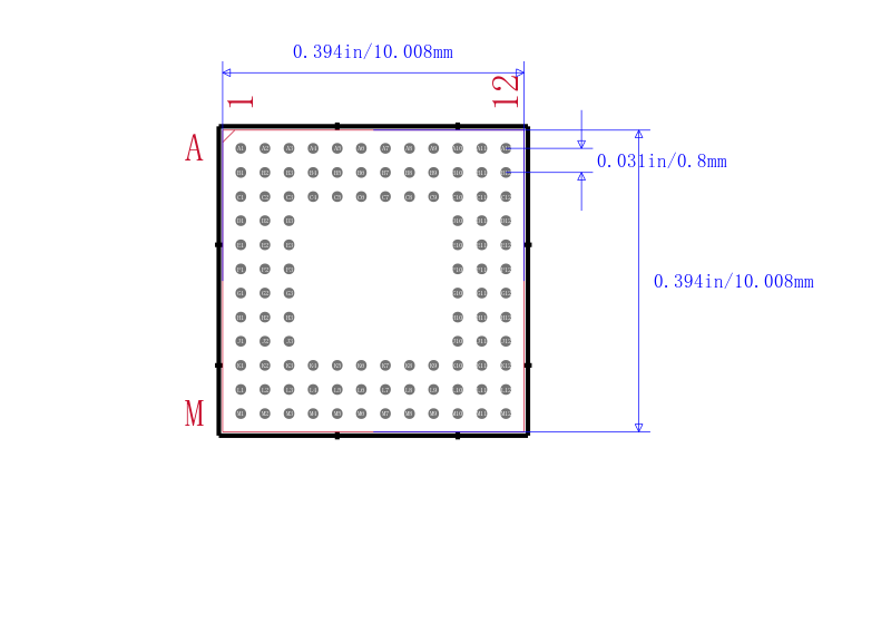 LM3S2110-IBZ25-A2封装图