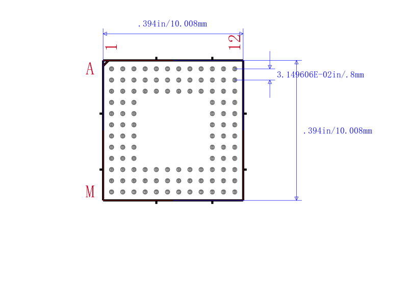 LM3S6432-IBZ50-A2封装图