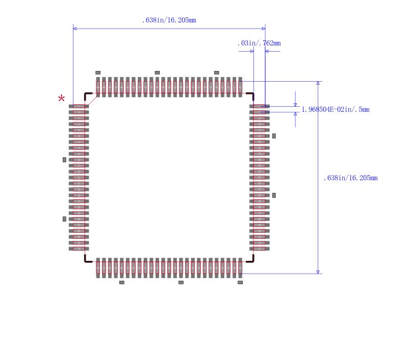 LM3S6918-IQC50-A2T封装图