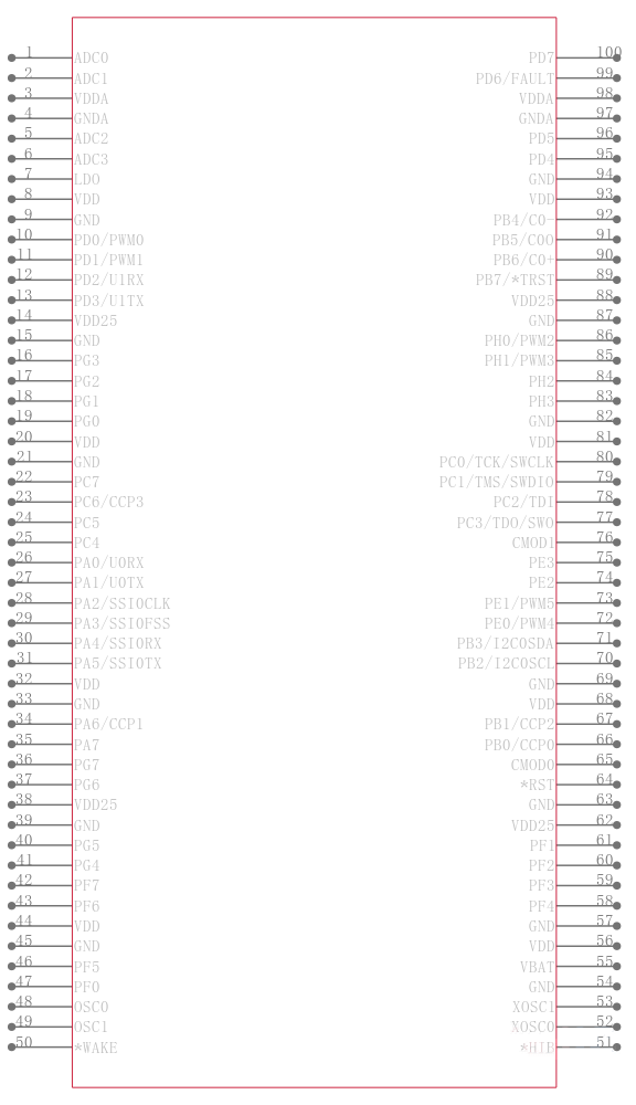 LM3S1937-EQC50-A2T引脚图