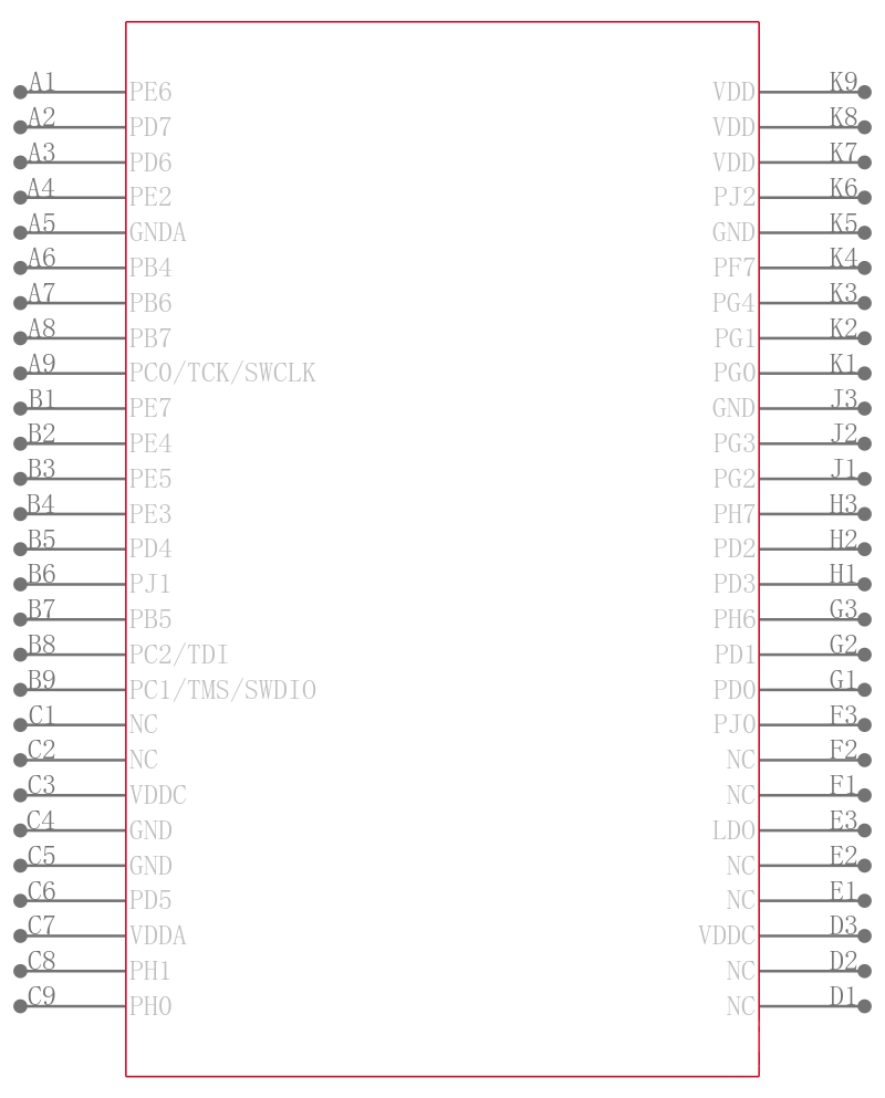 LM3S1J11-IBZ50-C3引脚图