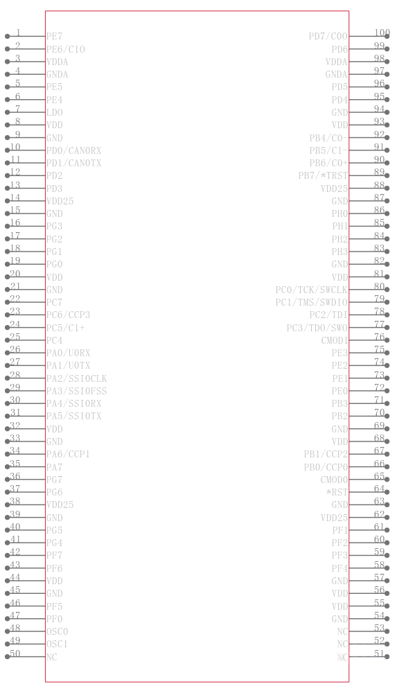 LM3S2730-EQC50-A2T引脚图