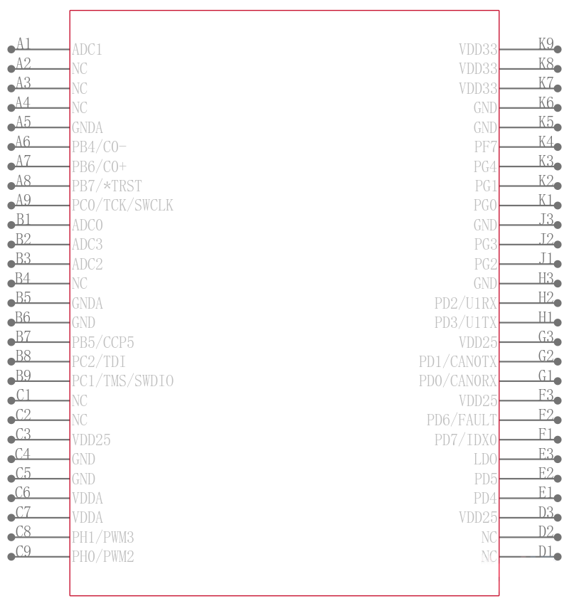 LM3S2739-IBZ50-A2T引脚图