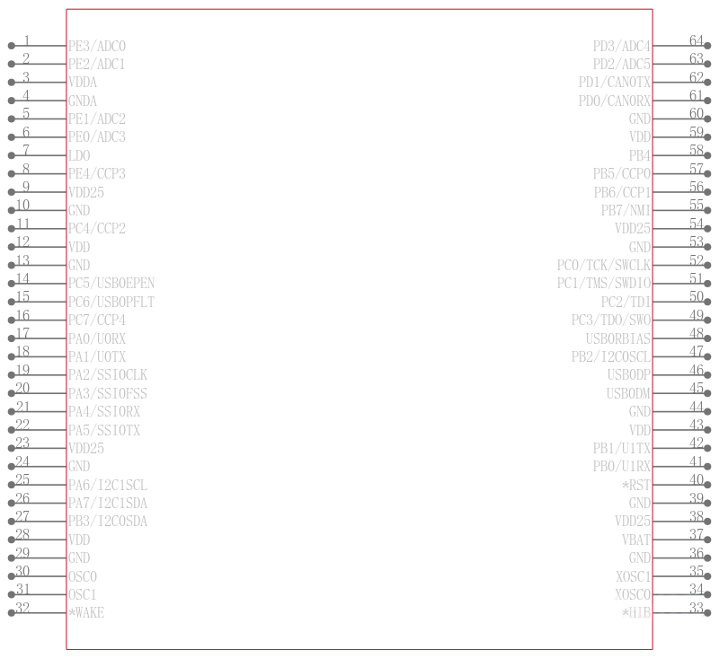 LM3S5732-IQR50-A0引脚图