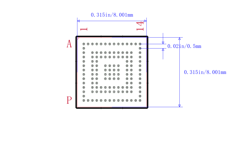 LC4128ZC-75MN132C封装图