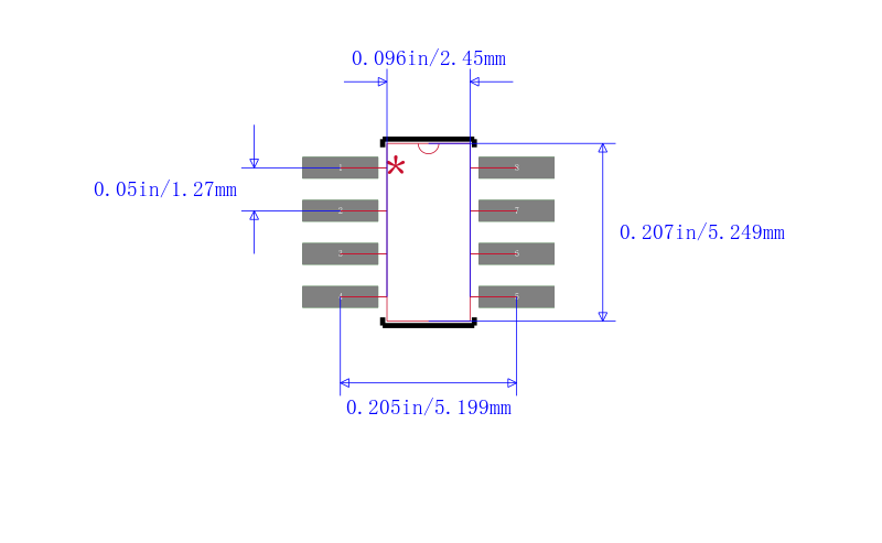 LT1128CS8封装图