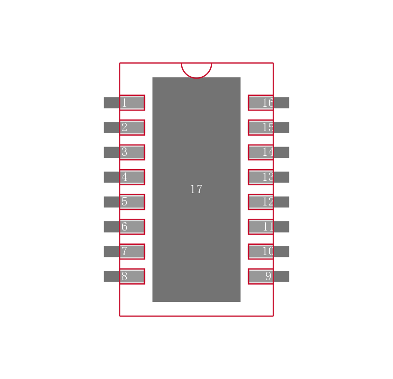 LT1491AIDHC#TRPBF封装焊盘图