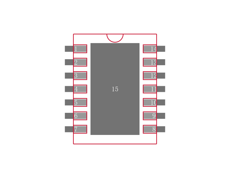 LTC4364CDE-2#TRPBF封装焊盘图