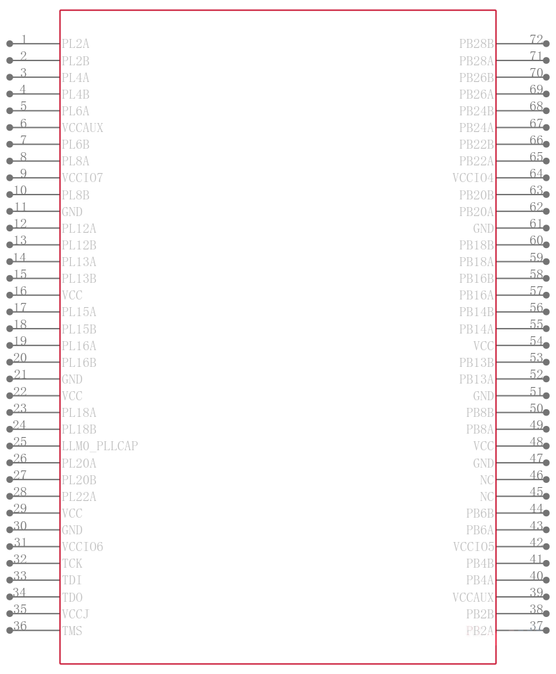 LFE2-6E-5TN144C引脚图