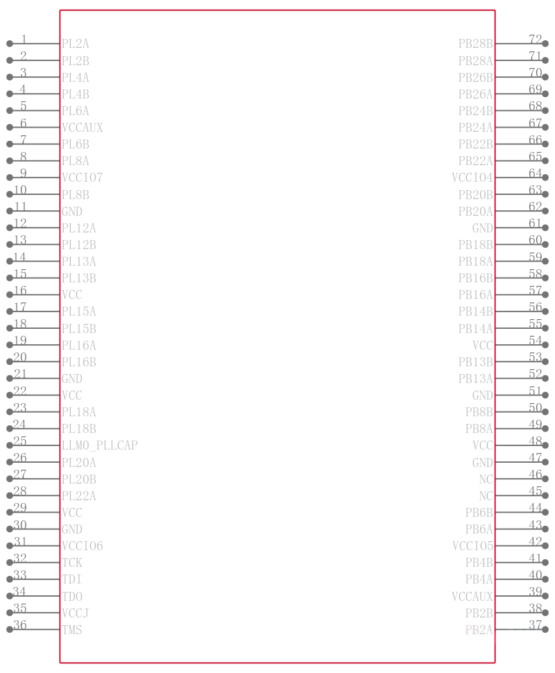 LFE2-6E-6TN144C引脚图