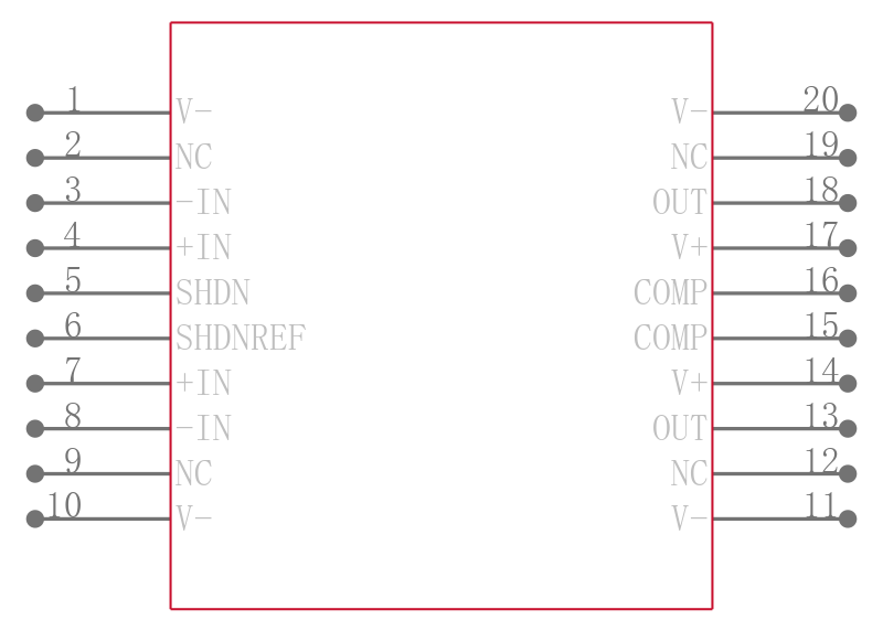 LT1795IFE#TRPBF引脚图