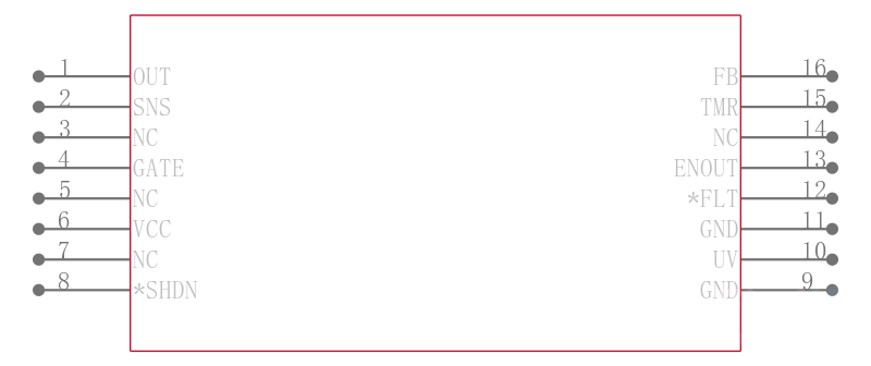 LT4363CS-1#TRPBF引脚图