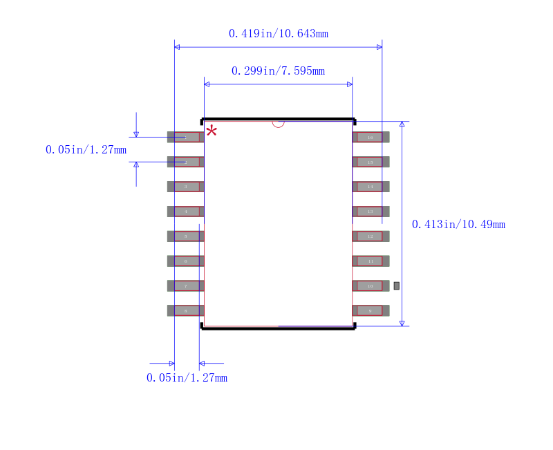 LTC487ISW封装图