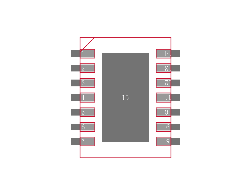 LM27951SDX/NOPB封装焊盘图