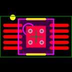 LM3409QMY/NOPB封装焊盘图