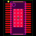 LM3431AMH/NOPB封装焊盘图