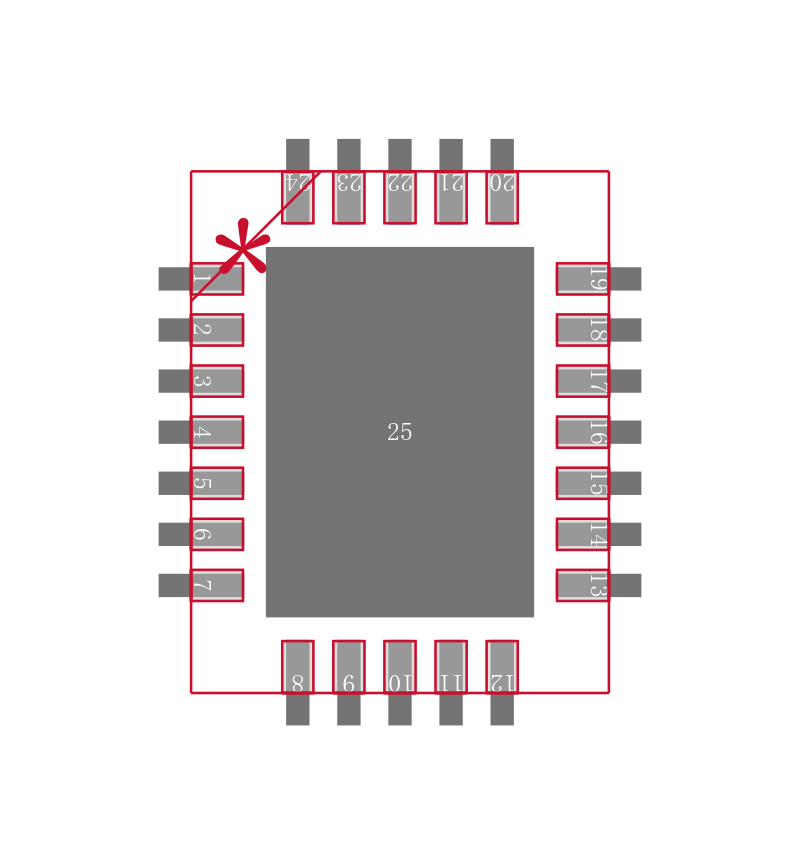 LM3432SQE/NOPB封装焊盘图