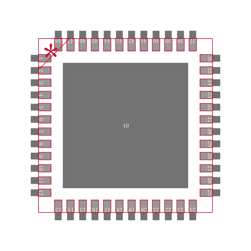 LM96194CISQ封装焊盘图