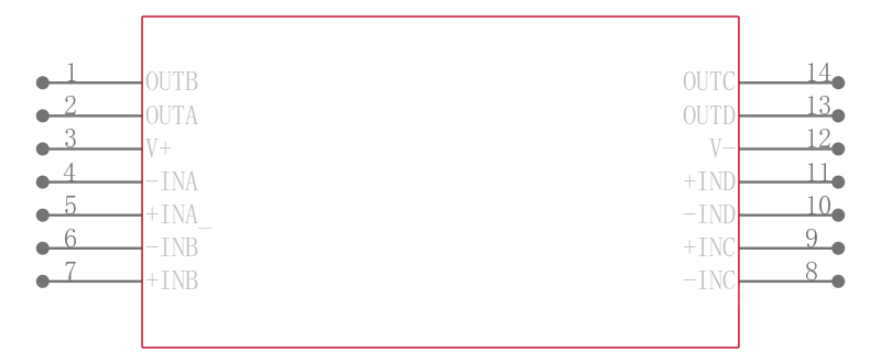 LM339AMX/NOPB引脚图