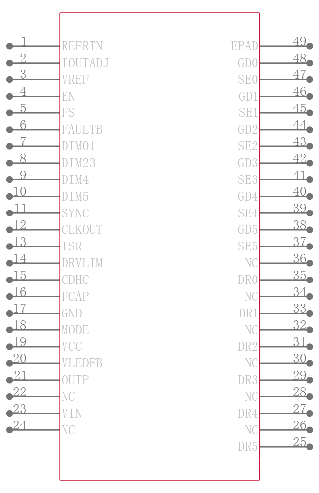 LM3463SQ/NOPB引脚图