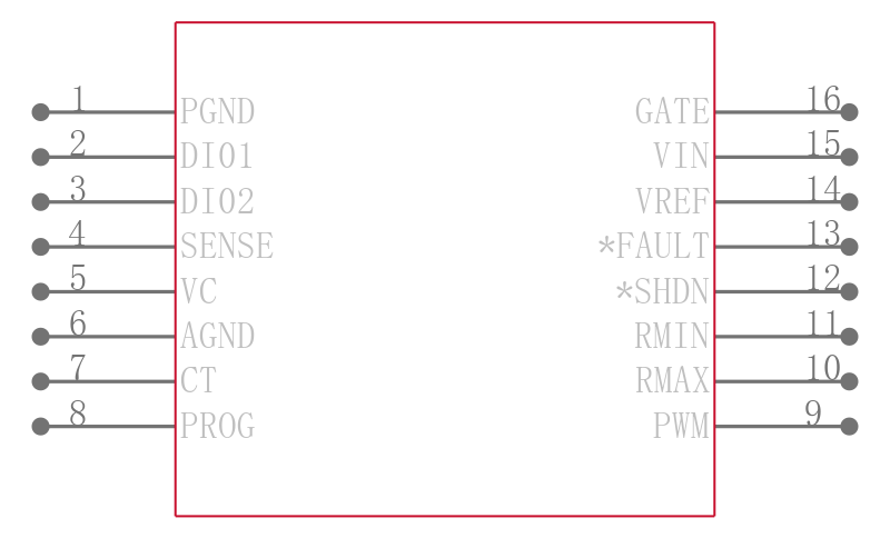 LT1768CGN#PBF引脚图