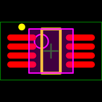 AD8494ARMZ封装焊盘图