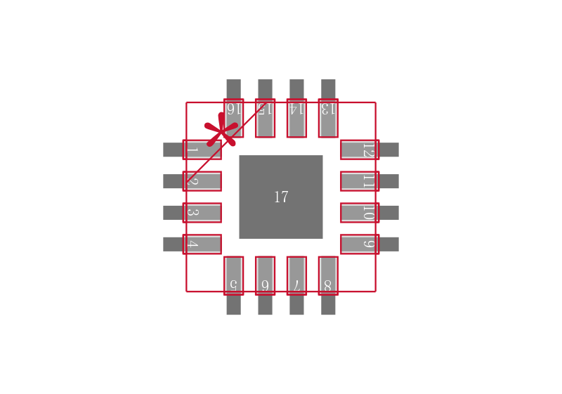 ADA4304-2ACPZ-R2封装焊盘图