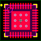 ADL5356ACPZ-R7封装焊盘图