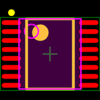 AM26C32IPW封装焊盘图