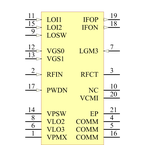 ADL5363ACPZ-R7引脚图