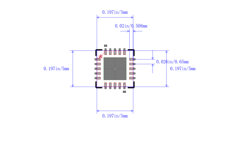 ADM1275-3ACPZ-R7封装图