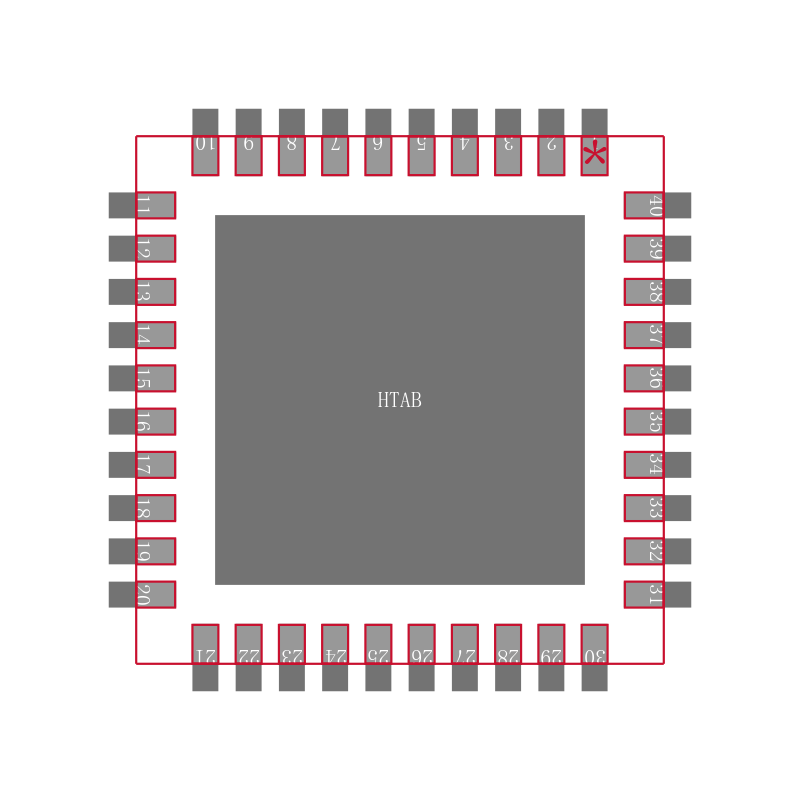 ADM1066ACPZ-REEL封装焊盘图