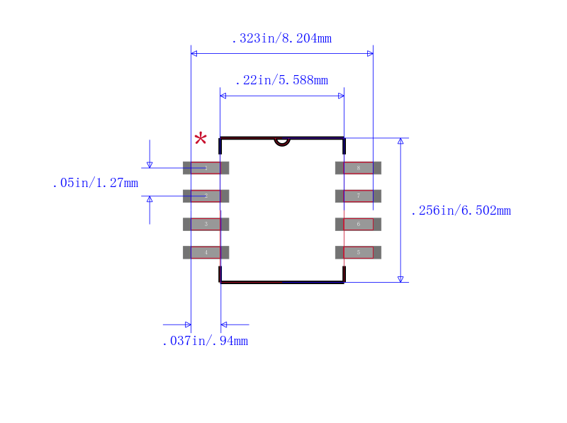 LM311PSR封装图