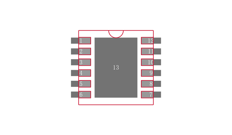 LTC2462CDD#TRPBF封装焊盘图