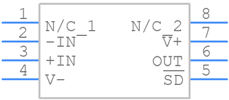 LMV761MA/NOPB引脚图