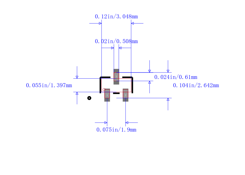 LM4040QDIM3X2.5/NOPB封装图