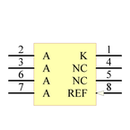 LM431ACM/NOPB引脚图