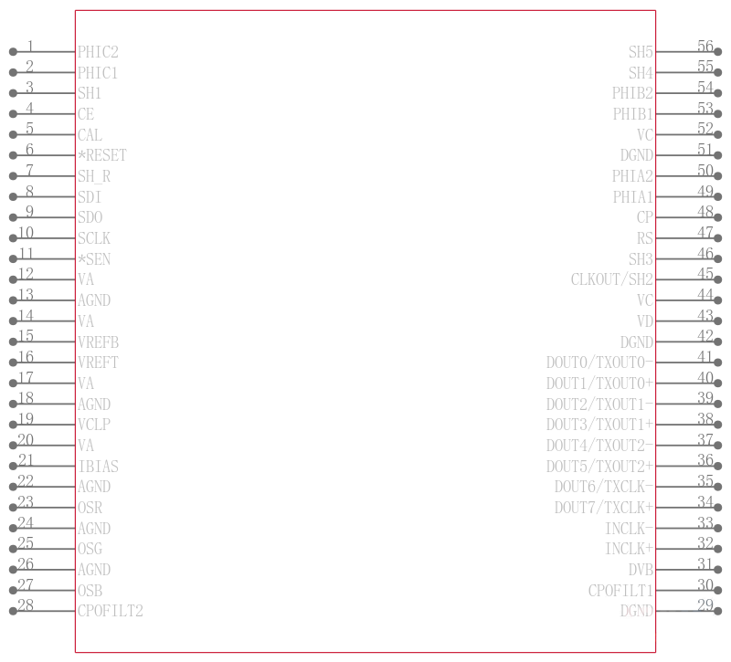 LM98725CCMTX/NOPB引脚图