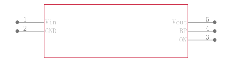 LP2985AITLX-3.3/NOPB引脚图