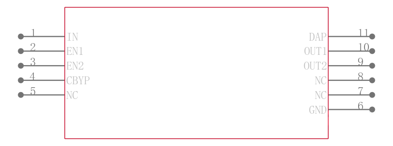 LP5996SD-1833/NOPB引脚图