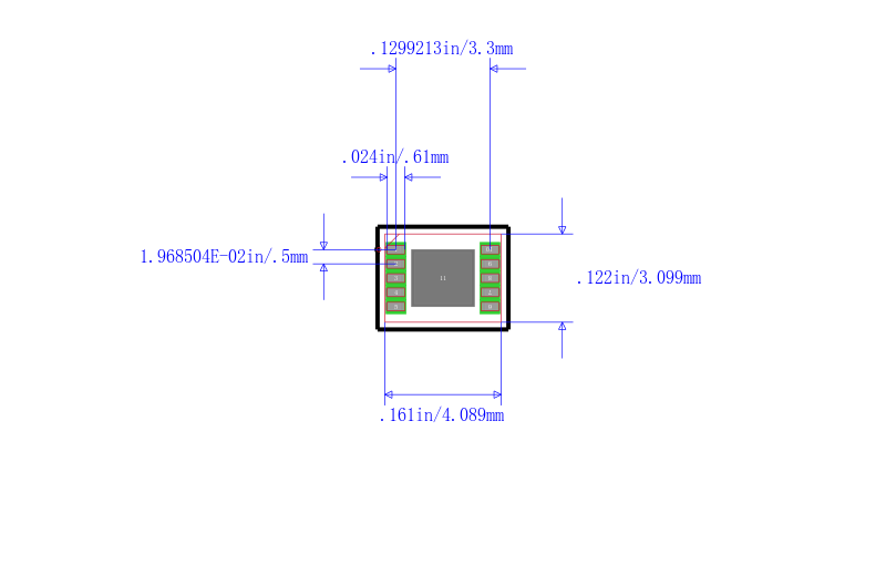 LM4890LDX/NOPB封装图