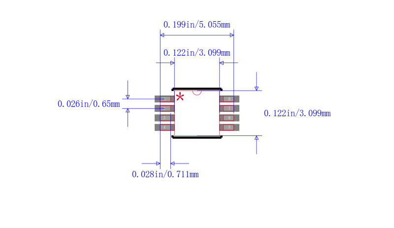 LM9036QMMX-3.3/NOPB封装图