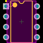 LM3578AN/NOPB封装焊盘图