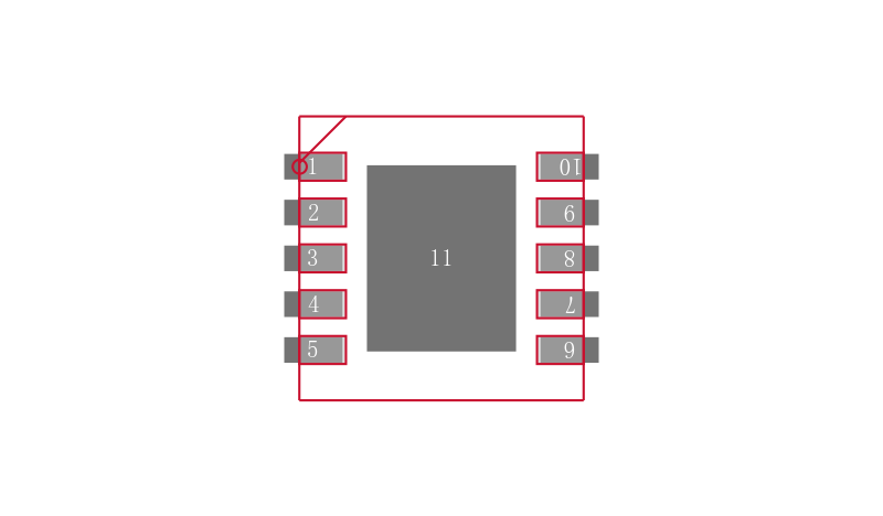 LM3678SDE-1.2/NOPB封装焊盘图